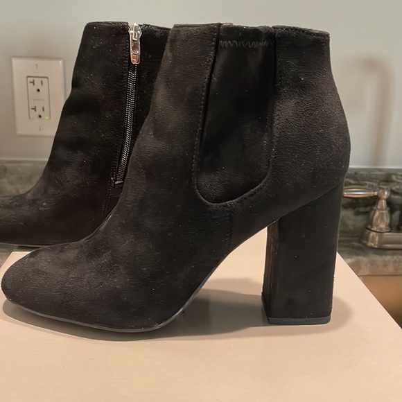 Marc Fisher - Black Fabric Booties - Picture 1 of 7